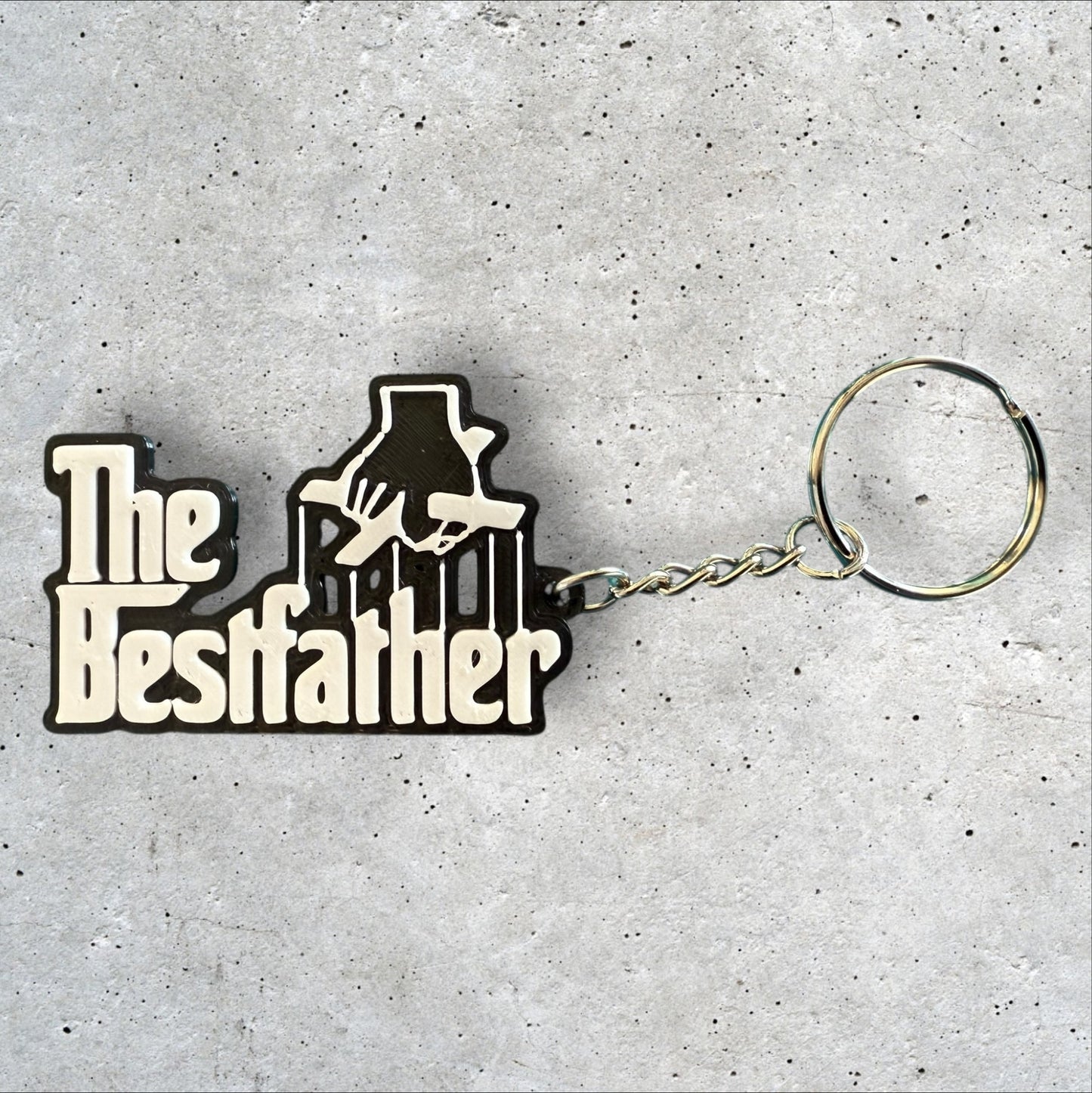 Best Father 3D Printed Keychain
