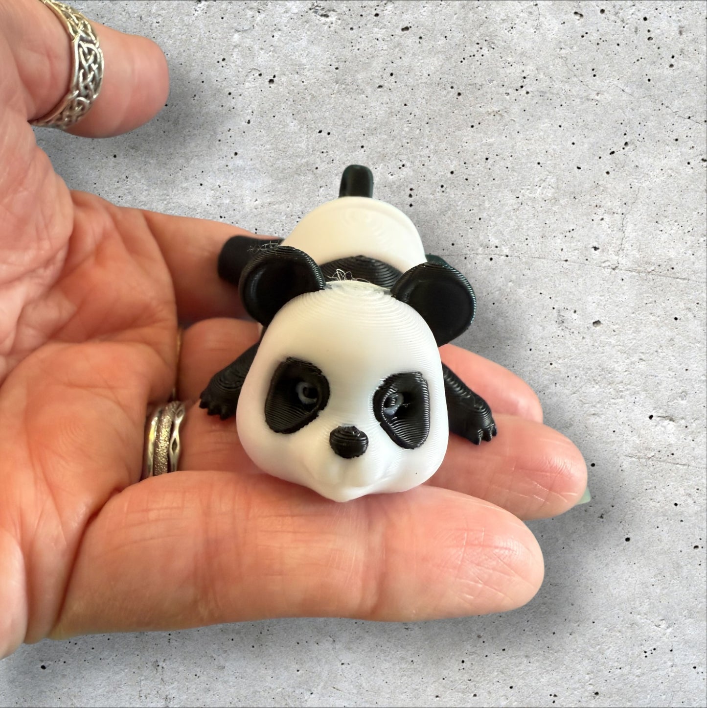 Articulated Panda Keychain