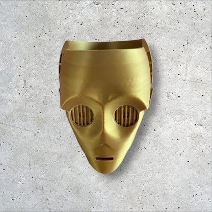 3D Printed Gold Droid Penholder or Plant Pot
