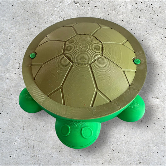 3D Printed Turtle Sandbox Trinket Dish with Lid