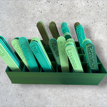 3D Printed Plant Markers