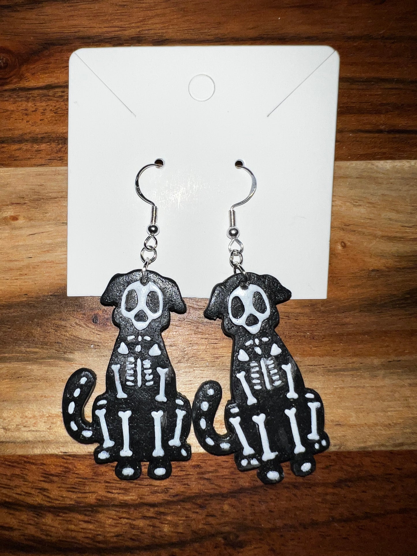 Doggie De Los Muertos- Hook Earring