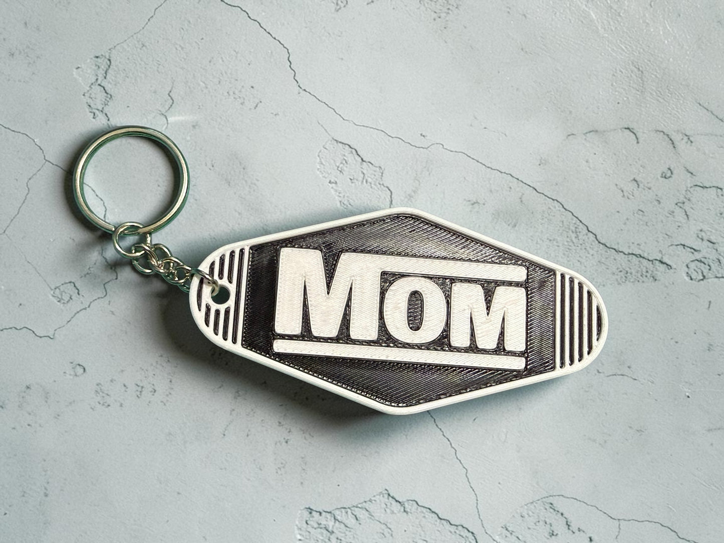 Mom Hotel Keychain- 3D print