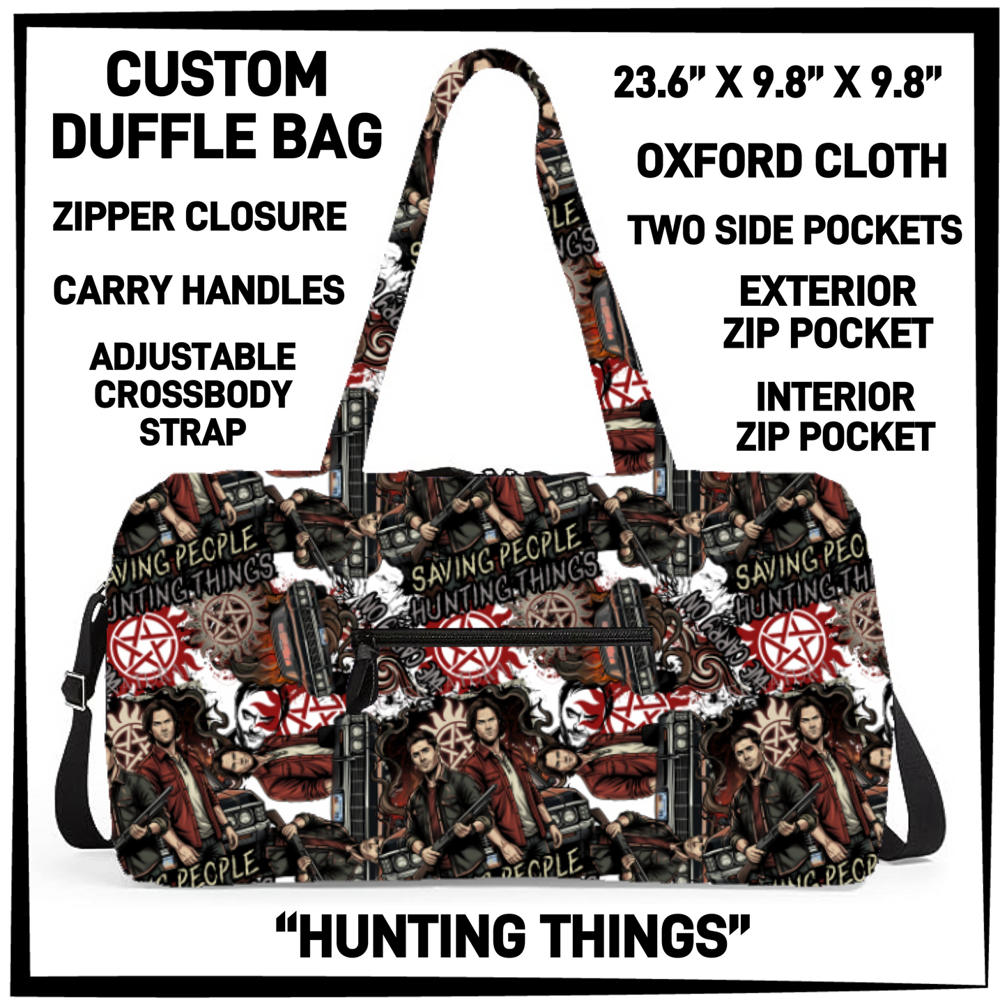DF2B - Hunting Things Duffel Bag - Preorder Closing 6/25 ETA: Late Aug