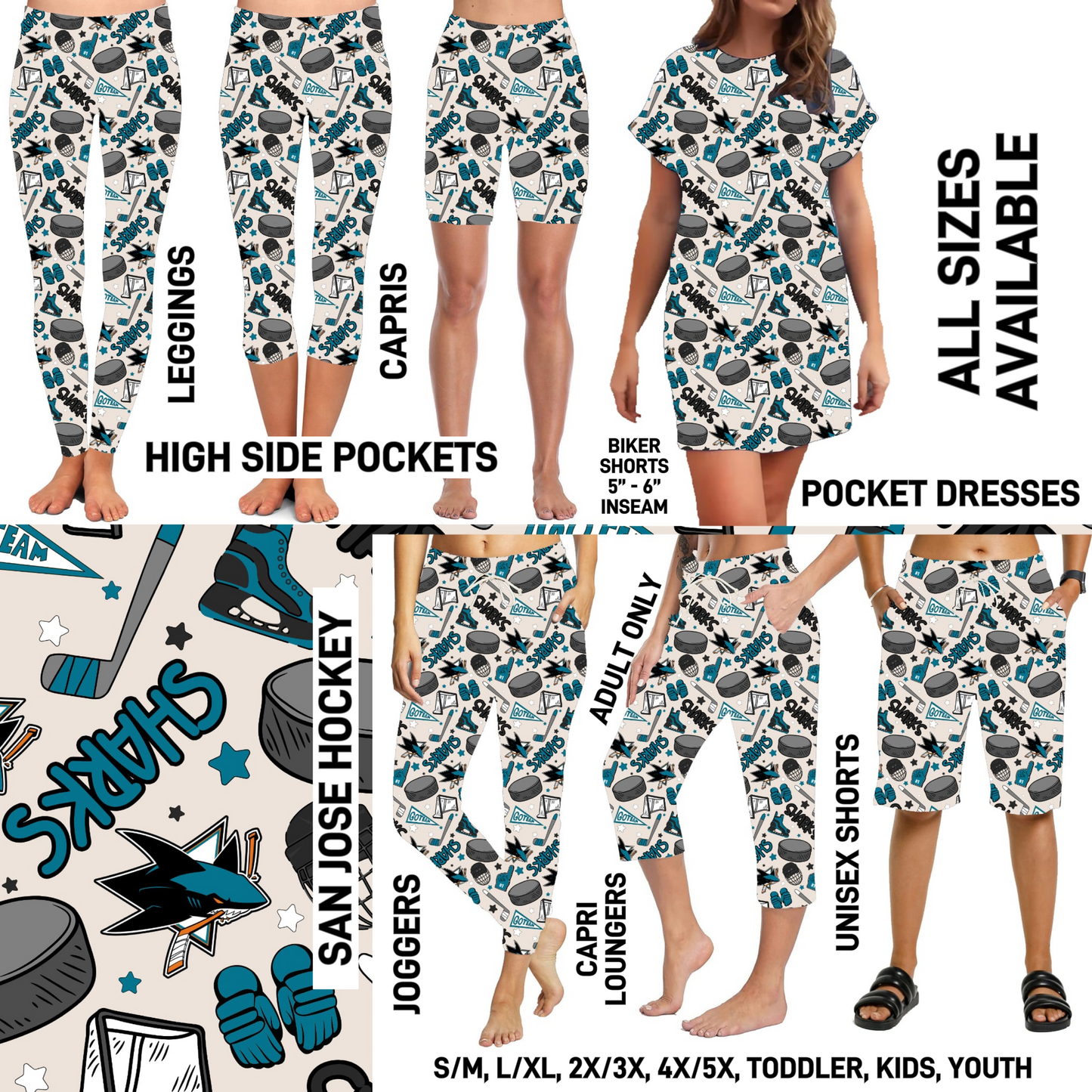 HB7H - San Jose Hockey - Preorder Closing 8/9 ETA: Early Oct