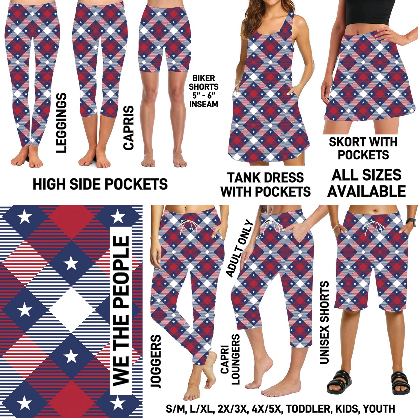 RTS - We The People Full Joggers with Pockets
