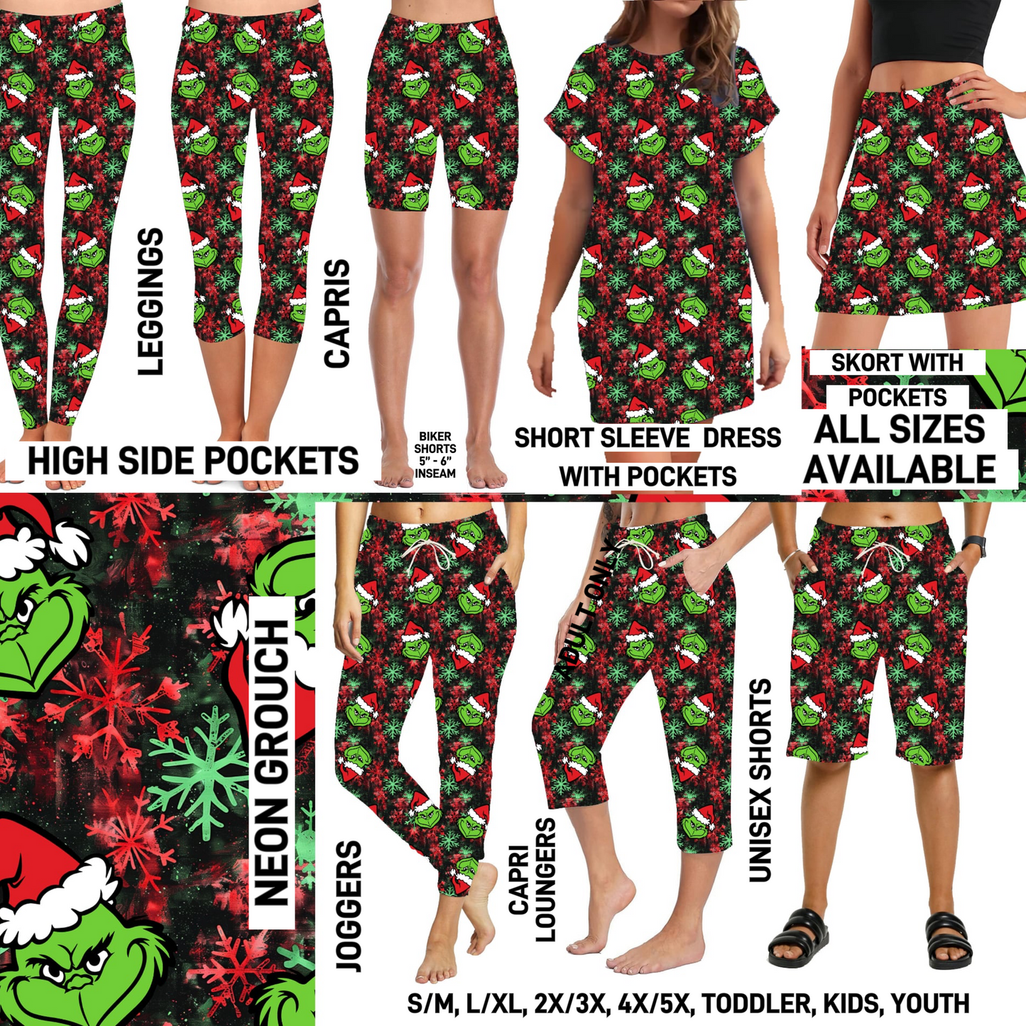 298BT - Neon Grouch - Preorder Closing 9/6 ETA: Early Nov