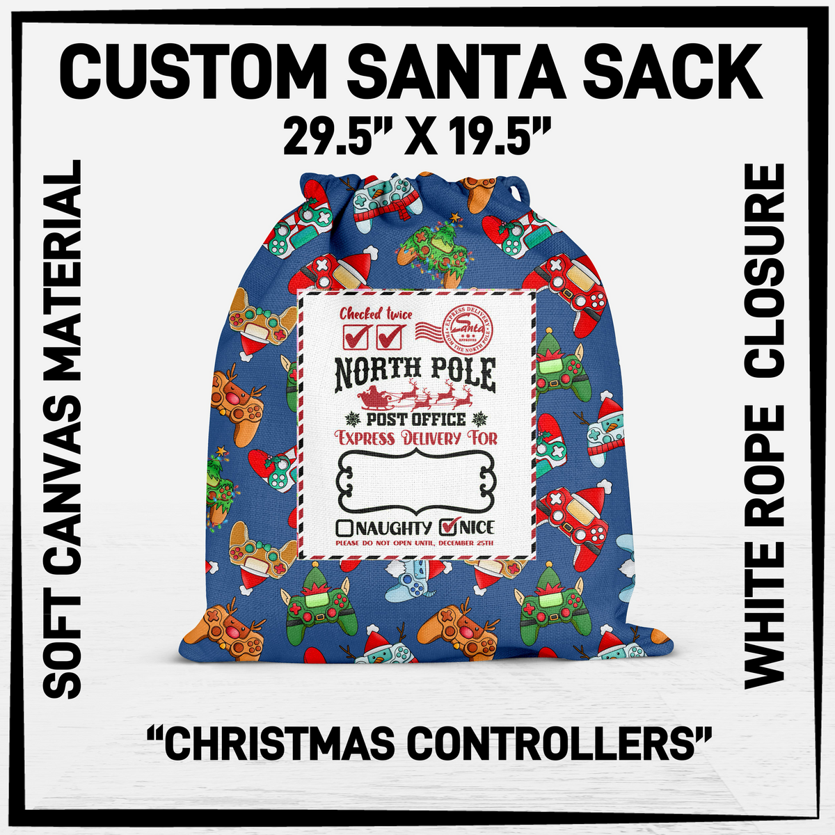 SNCS - Christmas Controllers Santa Sack - Preorder Closing 9/17 ETA: Mid-Dec