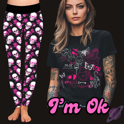 I'M OK- LEGGING/JOGGER/LOUNGER/SHORTS - EDGY PREORDER CLOSING 2/26