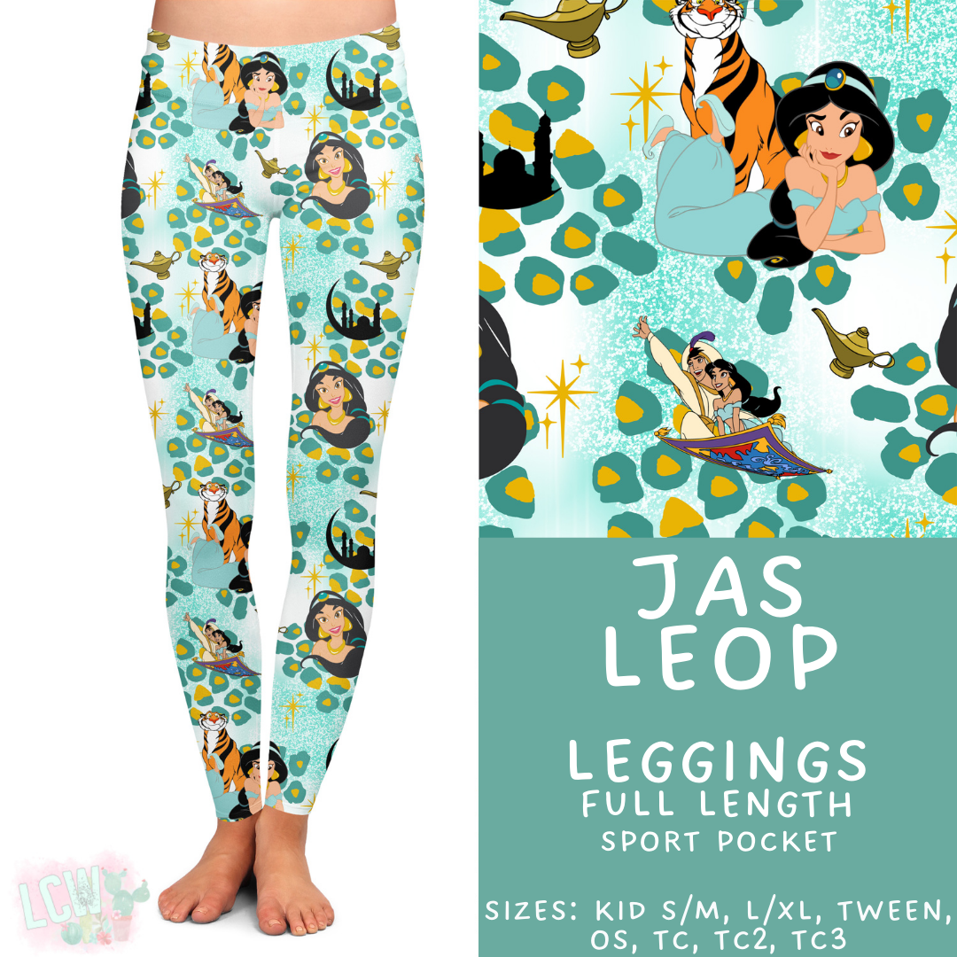 Batch #467 - Princess Leopard - Closes 12/24 - ETA late Feb - Jas Leop Full Length Leggings