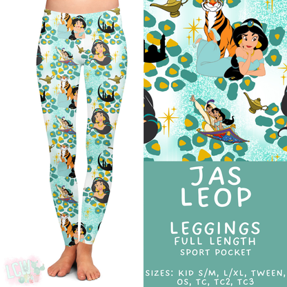 Batch #467 - Princess Leopard - Closes 12/24 - ETA late Feb - Jas Leop Full Length Leggings