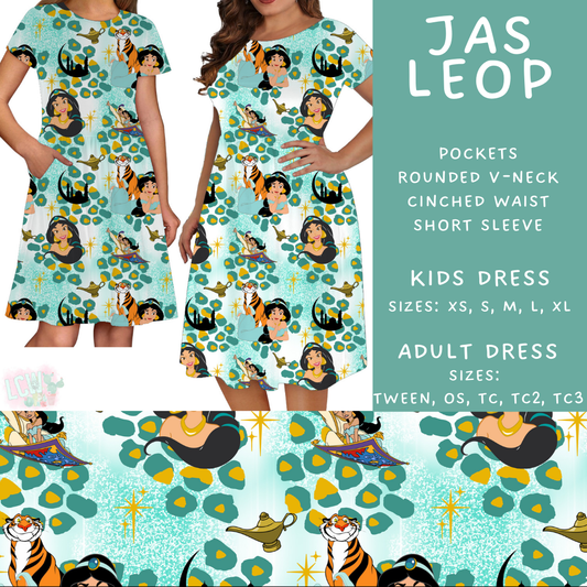 Batch #467 - Princess Leopard - Closes 12/24 - ETA late Feb - Jas Leop Womens & Girls Dresses