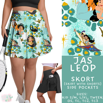Batch #467 - Princess Leopard - Closes 12/24 - ETA late Feb - Jas Leop Skort