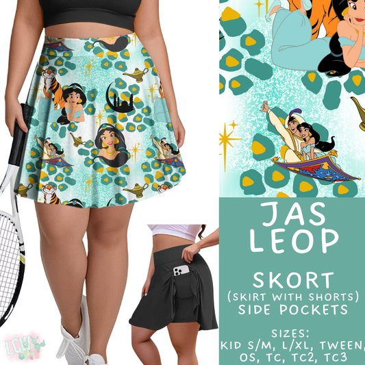 Batch #467 - Princess Leopard - Closes 12/24 - ETA late Feb - Jas Leop Skort