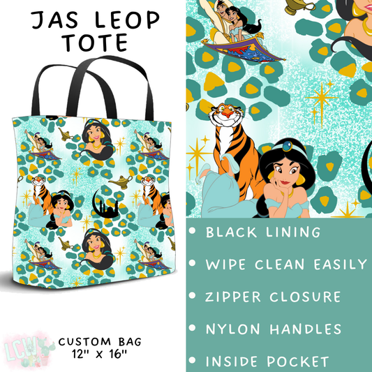 Batch #467 - Princess Leopard - Closes 12/24 - ETA late Feb - Jas Leop Tote