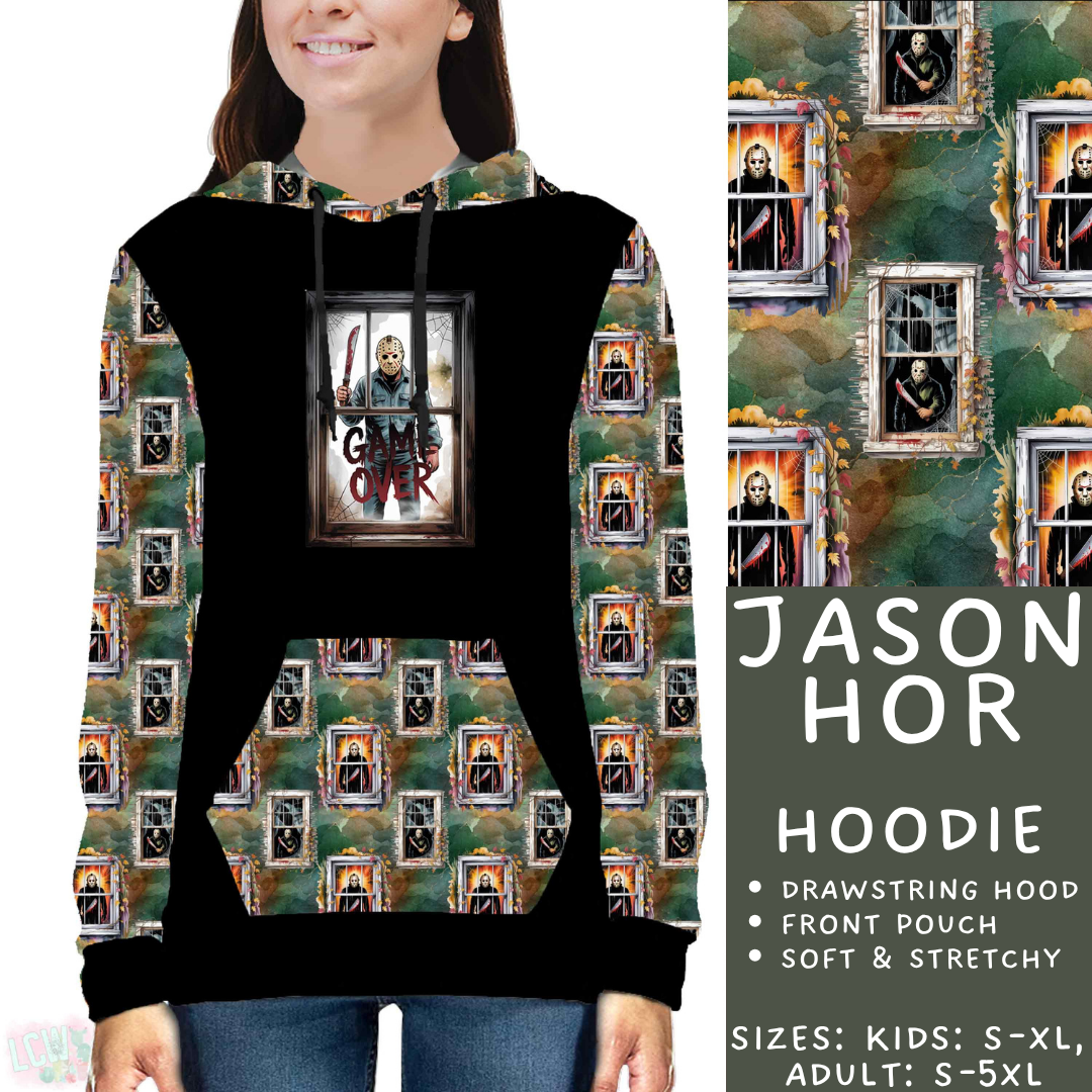 Batch #571 - Horror Windows - Closes 8/17 - ETA mid Oct - Jason Hor Hoodie