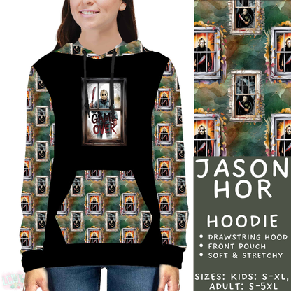 Batch #571 - Horror Windows - Closes 8/17 - ETA mid Oct - Jason Hor Hoodie