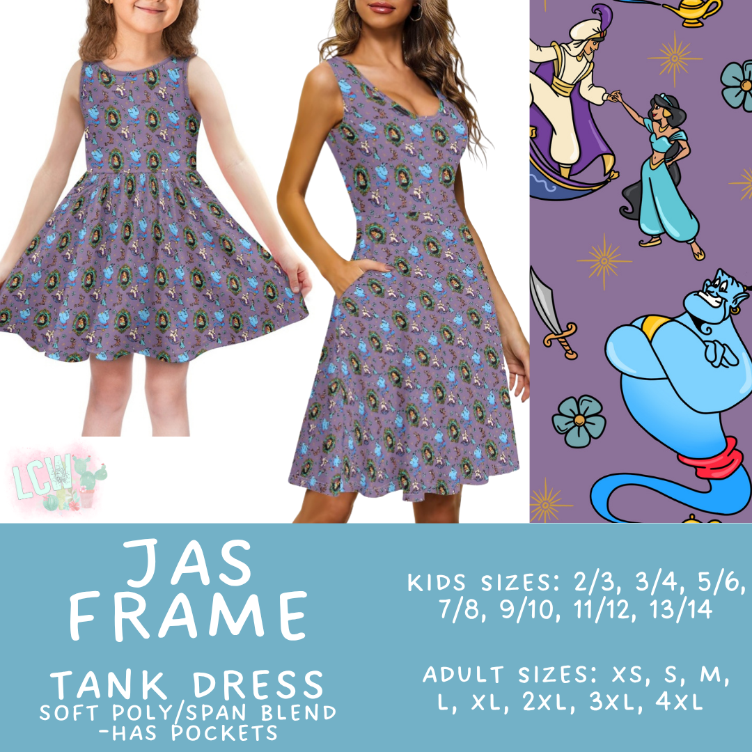 Batch #536 - Frames Collection - Closes 5/29 - ETA late July - Jas Frame Women's & Girl's Tank Dress