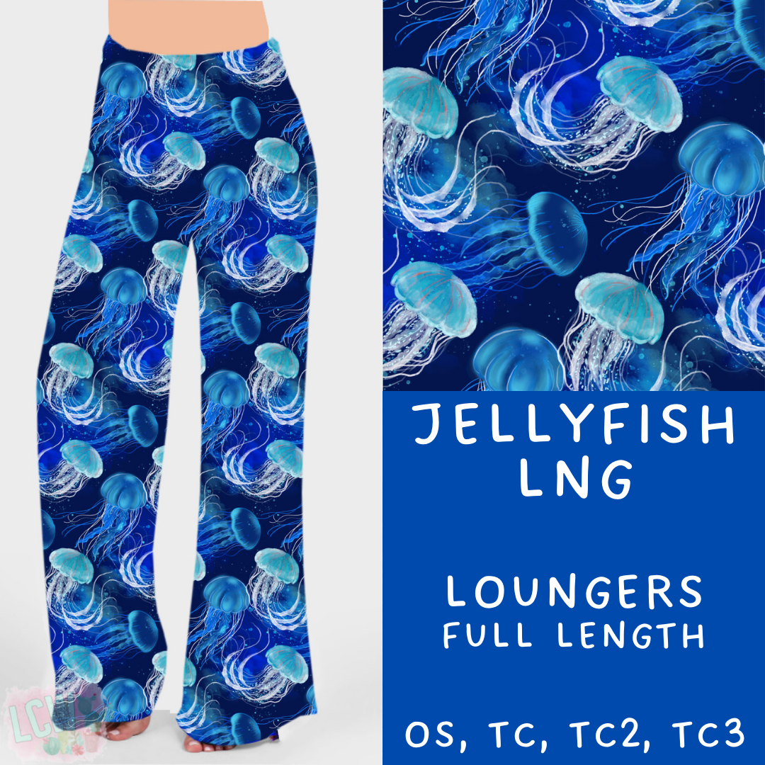 Batch #530 - Sea Life - Closes 5/15 - ETA mid July -  Jellyfish Capri and Full Length Loungers