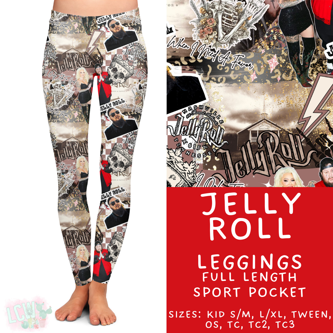 Batch #475 - Stars 2 Collection - Closes 1/14 - ETA early/mid March - Jelly Roll Full Length Leggings