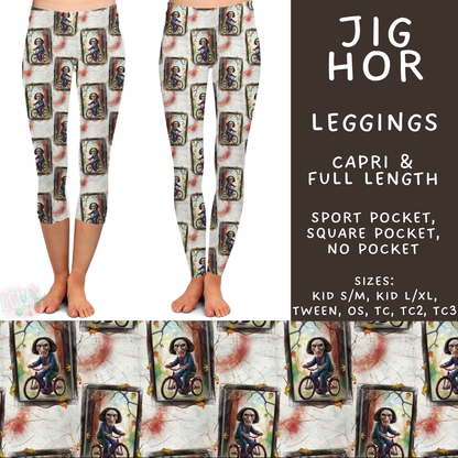 Batch #571 - Horror Windows - Closes 8/17 - ETA mid Oct - Jig Hor Full and Capri Length Leggings