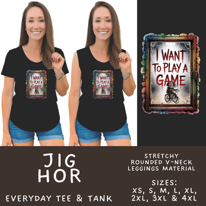 Batch #571 - Horror Windows - Closes 8/17 - ETA mid Oct - Jig Hor Everyday Tank & Tee