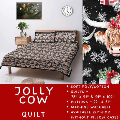 Batch  #410 - Cozy Quilts - Closes 9/10 - ETA late October - Jolly Cow Quilt