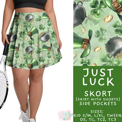 Batch #464 - Lucky Charm Collection - Closes 12/17 - ETA early Feb - Just Luck Skort