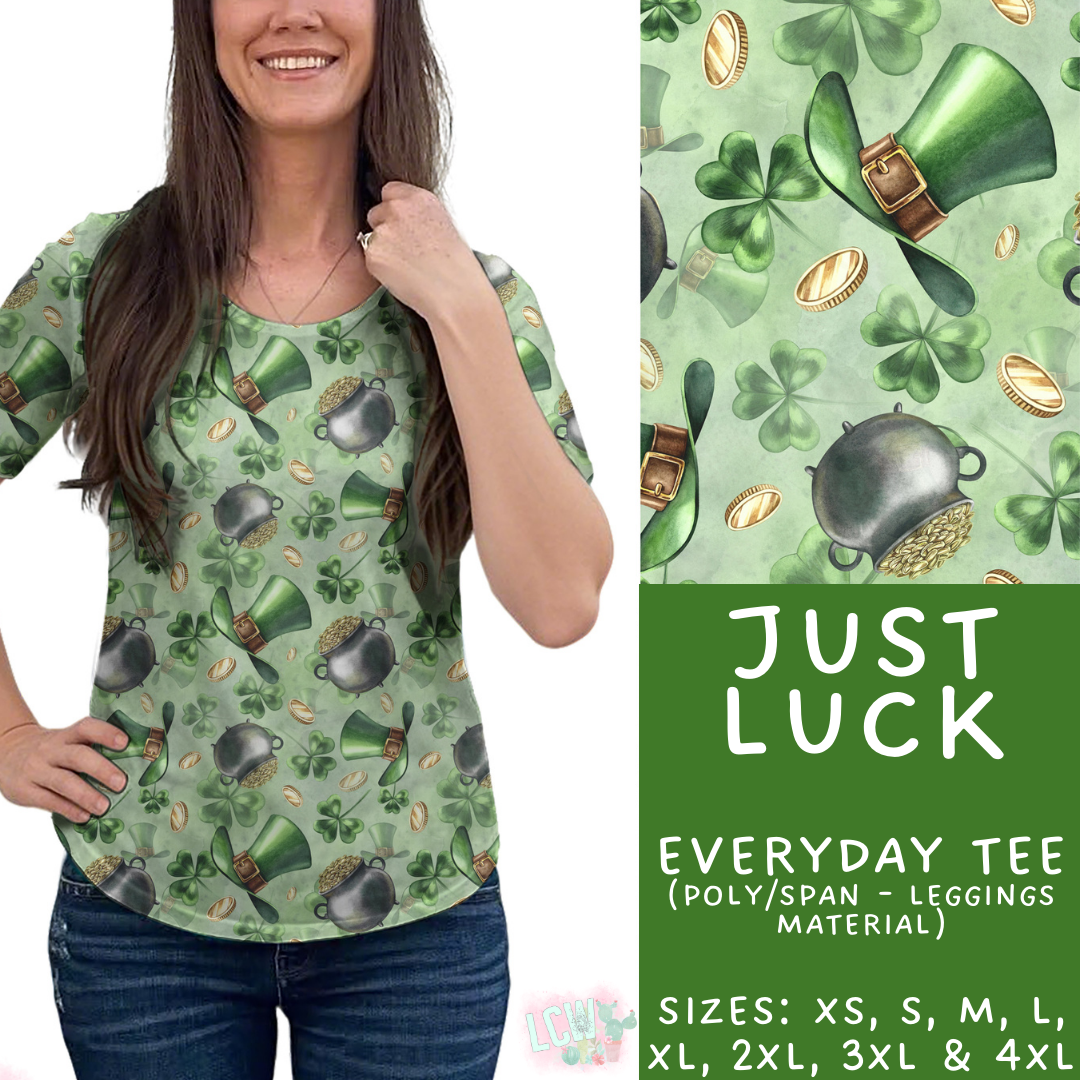 Batch #464 - Lucky Charm Collection - Closes 12/17 - ETA early Feb - Just Luck Everyday Tee