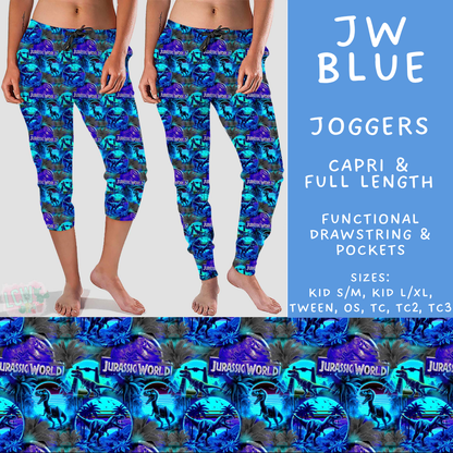 Batch #601 - Cool Characters 19 - Closes 10/21 - ETA mid Dec - JW Blue Full and Capri Length Joggers
