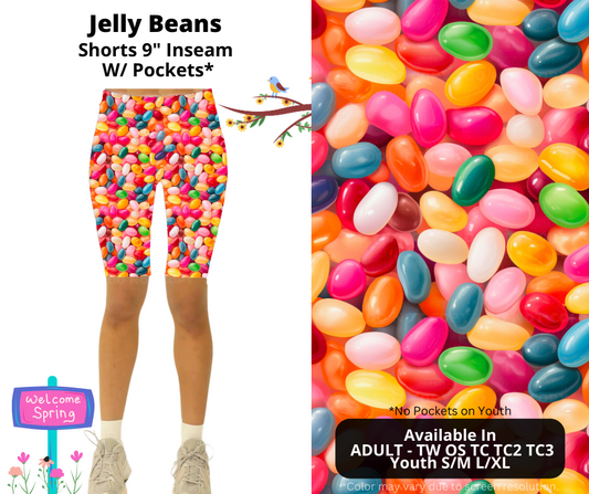 Preorder! Closes 1/22. ETA April. Jelly Beans Jamaica Shorts w/wo Pockets