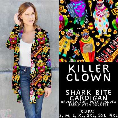 Batch #561 - June Request Run - Closes 7/27 - ETA late Sept - Killer Clown Cardigan