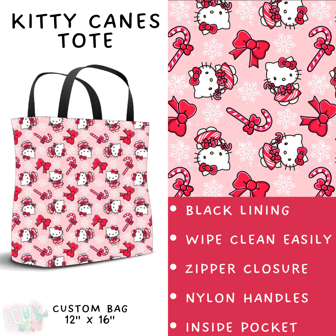 Batch #558 - Magical Character Christmas - Closes 7/20 - ETA mid/late Sept - Kitty Canes Tote