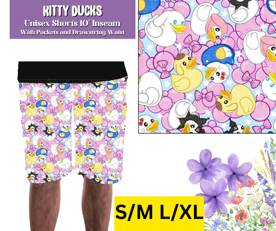 Kitty Ducks Unisex Shorts