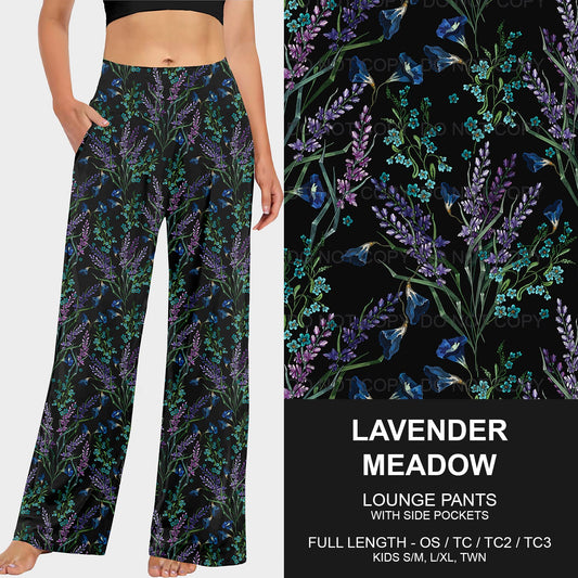 B213 - Preorder Lavender Meadow Lounge Pants (Closes 2/16. ETA early May)