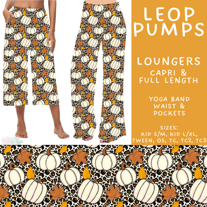 Batch #582 - Hello Fall 3 - Closes 9/7 - ETA early Nov - Leop Pumps Capri and Full Length Loungers