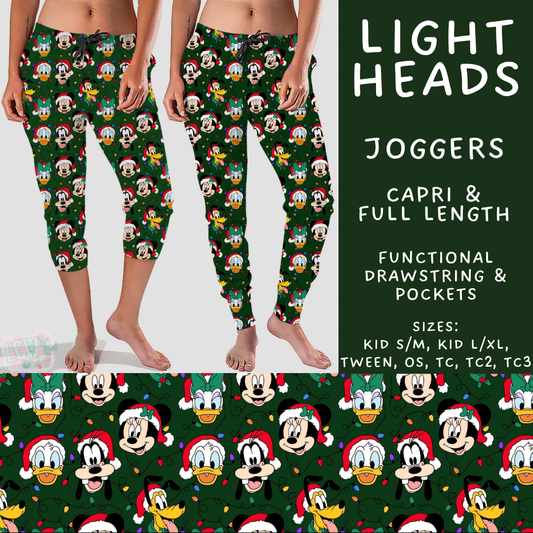 Batch #598 - Magical Character Christmas 2 - Closes 10/14 - ETA early Dec - Light Heads Full and Capri Length Joggers