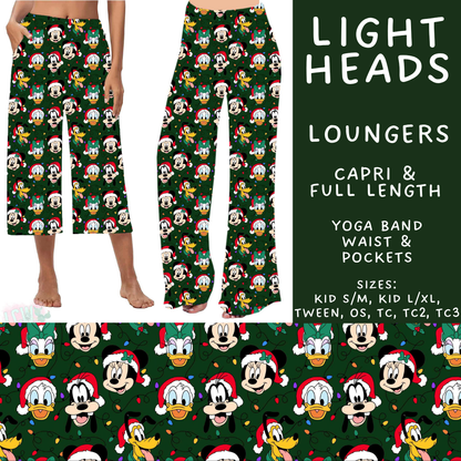 Batch #598 - Magical Character Christmas 2 - Closes 10/14 - ETA early Dec - Light Heads Capri and Full Length Loungers