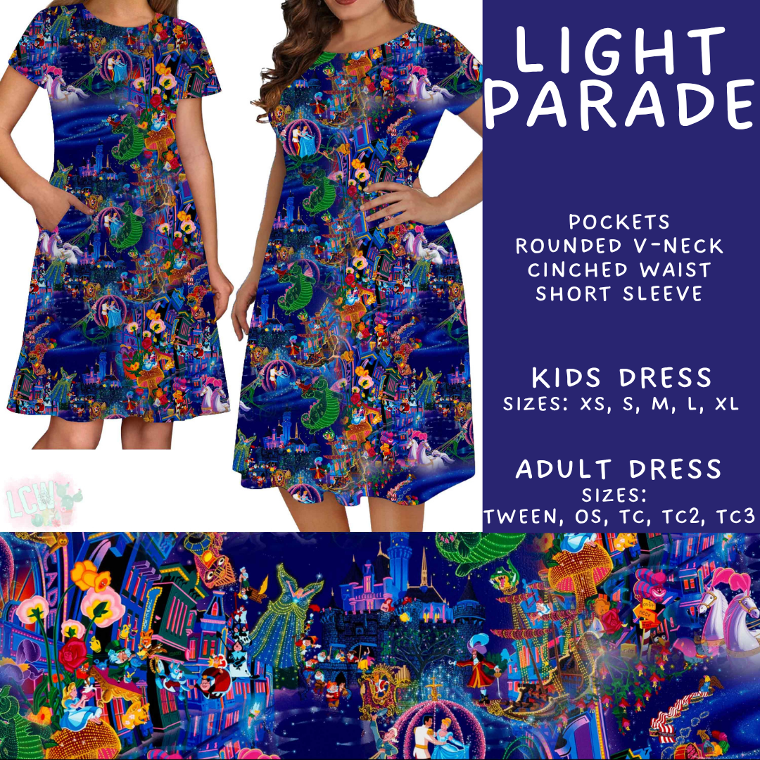 Batch #548 - May Request Run - Closes 6/26 - ETA late August - Light Parade Adult & Kids Dresses