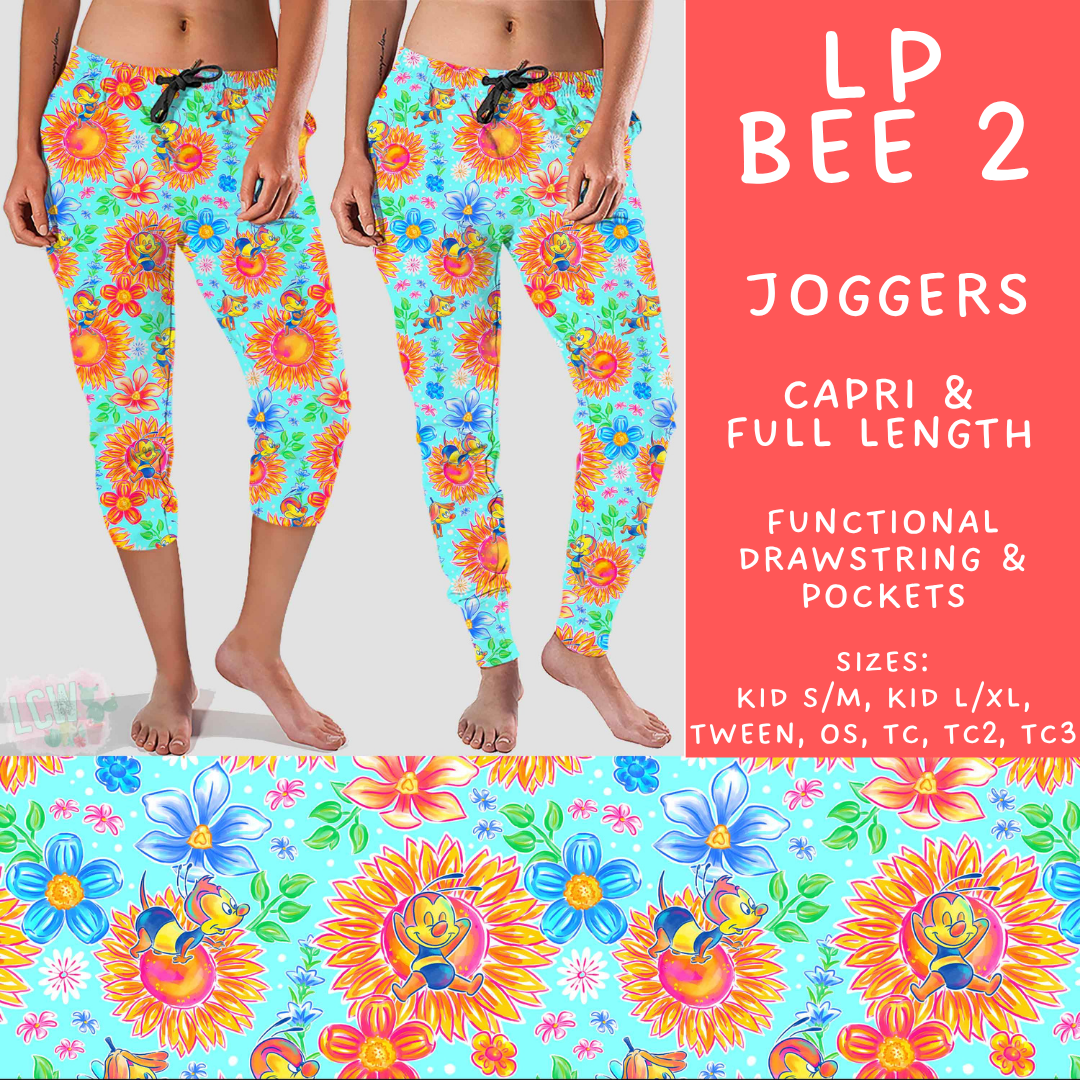 Batch #553 - LP Collection 3 - Closes 7/8 - ETA early Sept - LP Bee 2 Full and Capri Length Joggers