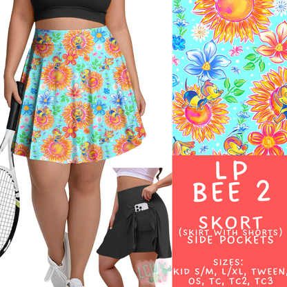 Batch #553 - LP Collection 3 - Closes 7/8 - ETA early Sept - LP Bee 2 Skort