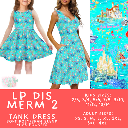 Batch #553 - LP Collection 3 - Closes 7/8 - ETA early Sept - LP Dis Merm 2 Women's & Girl's Tank Dress