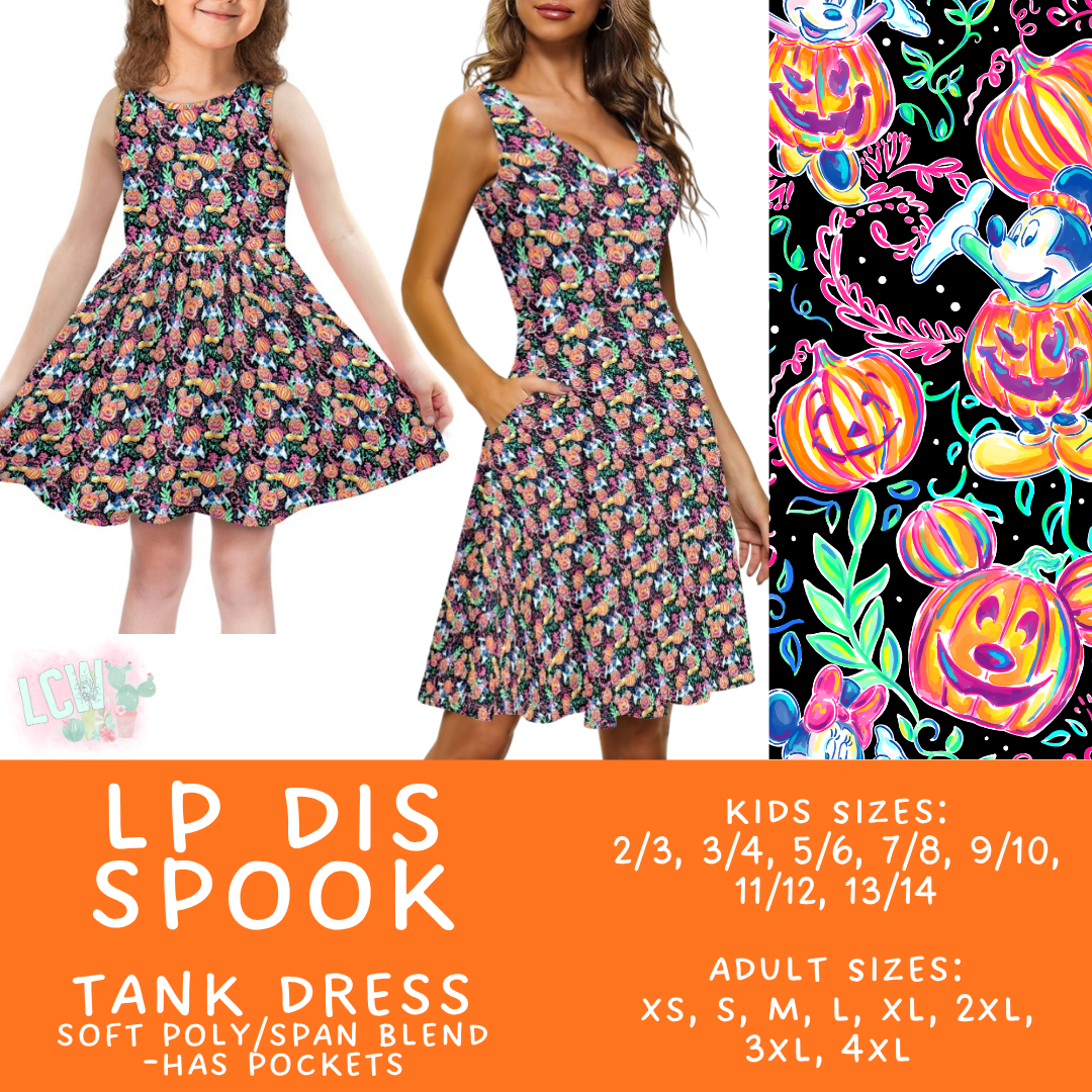 Batch #553 - LP Collection 3 - Closes 7/8 - ETA early Sept - LP Dis Spook Women's & Girl's Tank Dress