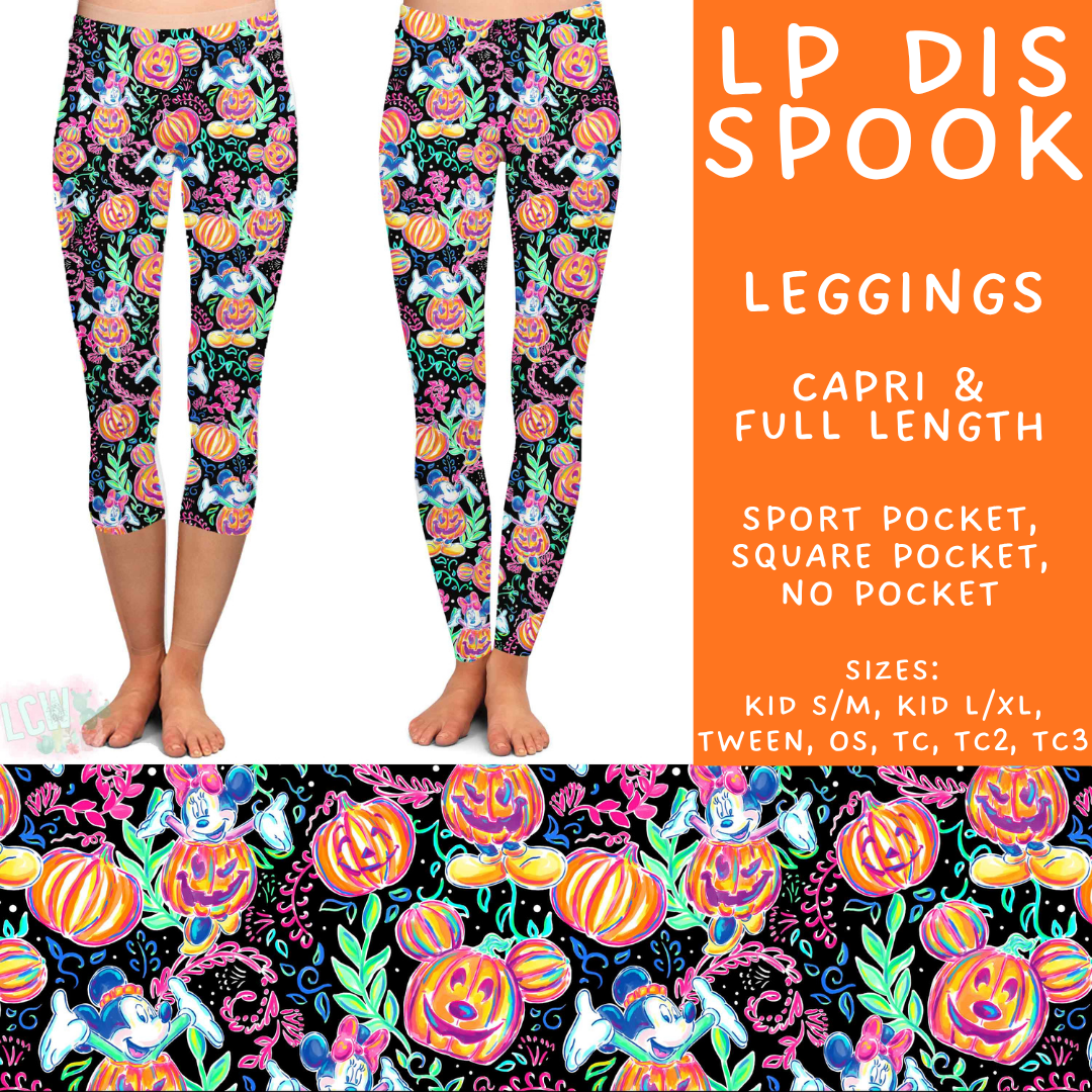 Batch #553 - LP Collection 3 - Closes 7/8 - ETA early Sept - LP Dis Spook Full and Capri Length Leggings