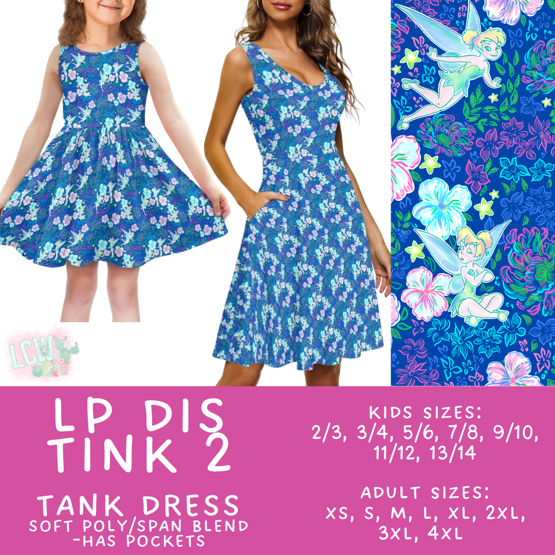 Batch #553 - LP Collection 3 - Closes 7/8 - ETA early Sept - LP Dis Tink 2 Women's & Girl's Tank Dress