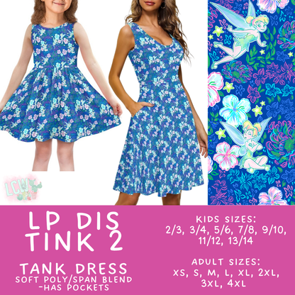 Batch #553 - LP Collection 3 - Closes 7/8 - ETA early Sept - LP Dis Tink 2 Women's & Girl's Tank Dress