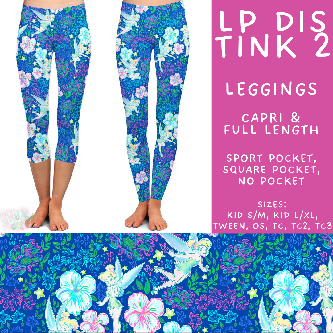 Batch #553 - LP Collection 3 - Closes 7/8 - ETA early Sept - LP Dis Tink 2 Full and Capri Length Leggings