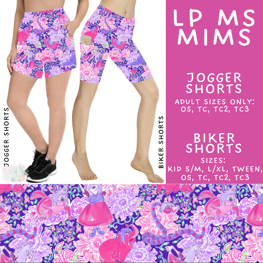 Batch #553 - LP Collection 3 - Closes 7/8 - ETA early Sept - LP Ms Mims Biker & Jogger Shorts