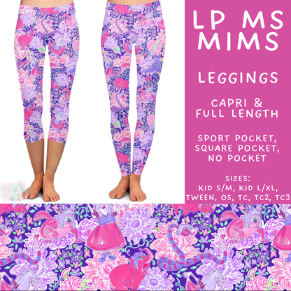 Batch #553 - LP Collection 3 - Closes 7/8 - ETA early Sept - LP Ms Mims Full and Capri Length Leggings