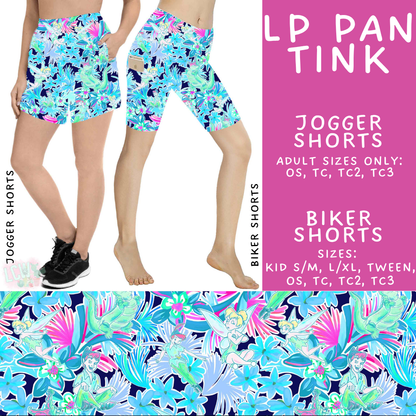 Batch #553 - LP Collection 3 - Closes 7/8 - ETA early Sept - LP Pan Tink Biker & Jogger Shorts